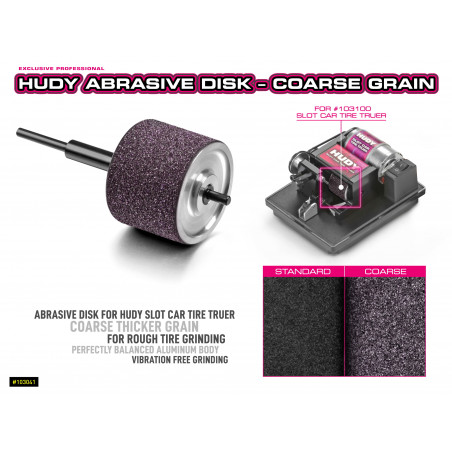 ABRASIVE DISK - COARSE GRAIN - HUDY - 103041