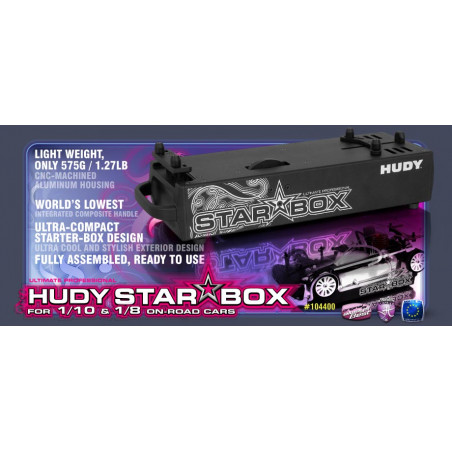 HUDY STAR-BOX ON-ROAD 1/10 & 1/8 - LIPO  VERSION - 104400 - HUDY