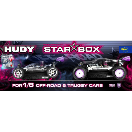 HUDY STAR-BOX TRUGGY & OFF-ROAD 1/8 - 104500 - HUDY