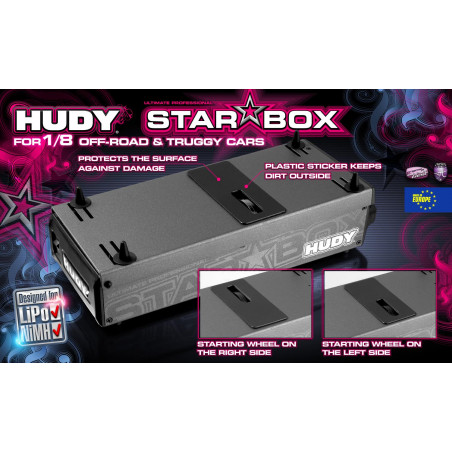 HUDY STAR-BOX TRUGGY & OFF-ROAD 1/8 - 104500 - HUDY