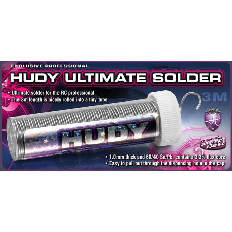 HUDY PROFFESIONAL SOLDER 3M LENGTH - 106290 - HUDY