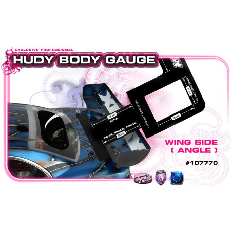 HUDY BODY GAUGE 1/10 NITRO TOURING CARS - 107770 - HUDY