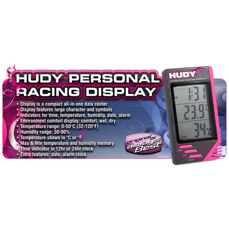 HUDY PERSONAL RACING DISPLAY - 107850 - HUDY