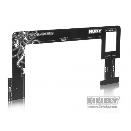 HUDY BODY GAUGE 1/10 NITRO TOURING CARS - 107770 - HUDY