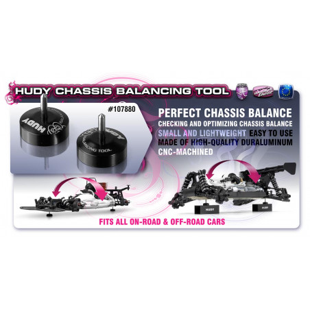 CHASSIS BALANCING SIMPLE TOOL (2 PCS.) - 107880 - HUDY