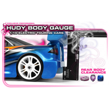 HUDY BODY GAUGE 1/10 ELECTRIC TOURING CARS - 107771 - HUDY