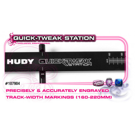 HUDY QUICK-TWEAK STATION 1/10 & 1/12 ON-ROAD - 107904 - HUDY