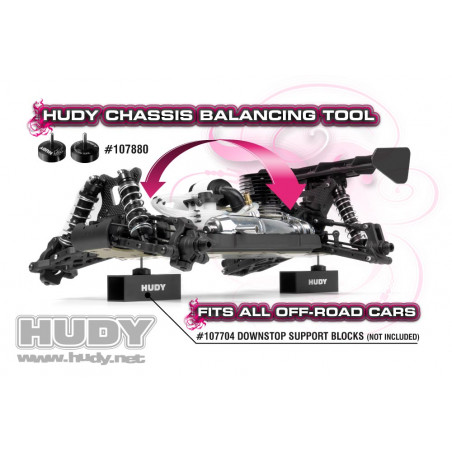 CHASSIS BALANCING SIMPLE TOOL (2 PCS.) - 107880 - HUDY