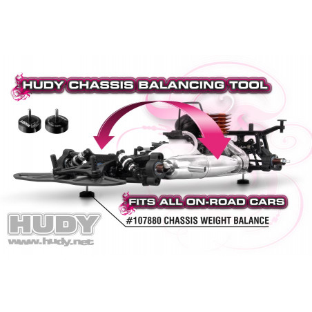 CHASSIS BALANCING SIMPLE TOOL (2 PCS.) - 107880 - HUDY