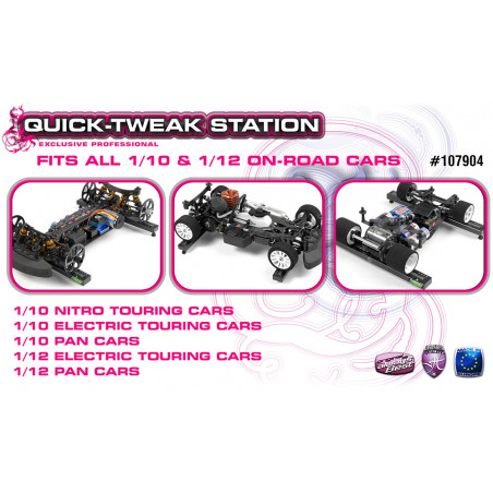 HUDY QUICK-TWEAK STATION 1/10 & 1/12 ON-ROAD - 107904 - HUDY