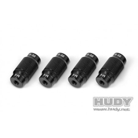 ALU NUT FOR 1/10 OFF-ROAD SET-UP SYSTEM (4) - 108960 - HUDY