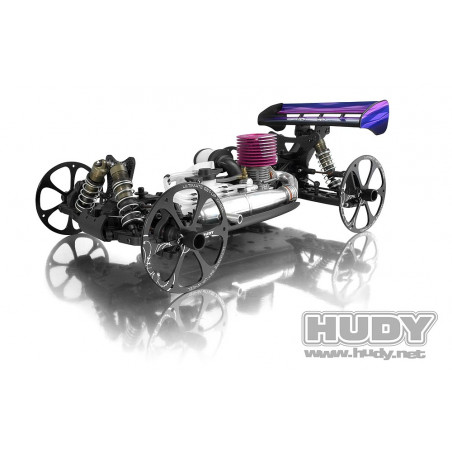 ALU SET-UP WHEEL FOR 1/8 OFF-ROAD - V2 (4) - 108870 - HUDY