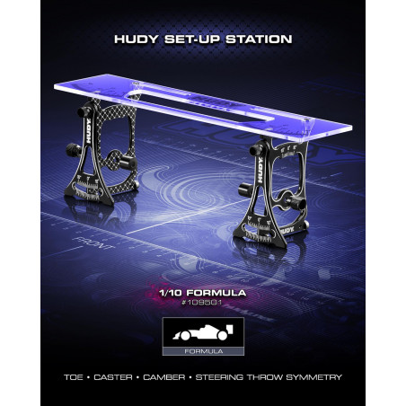 HUDY SET-UP STATION FOR 1/10 FORMULA CARS - HUDY - 109501