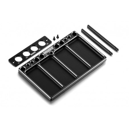 HUDY ALU TRAY FOR 1/10 OFF-ROAD DIFF & SHOCKS - 109801 - HUDY