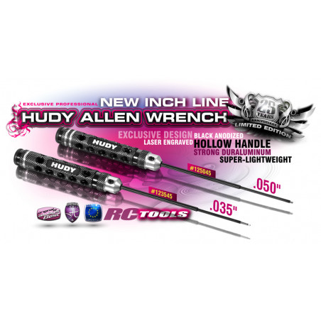 LIMITED EDITION - ALLEN WRENCH .035 x 120 MM - 123545 - HUDY