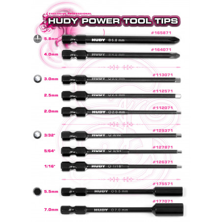 POWER TOOL TIP SOCKET 5.5 x 90 MM - 175571 - HUDY