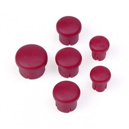 PLASTIC CAP FOR HANDLE ( SET -  3+2+1) PURPLE - 195040 - HUDY