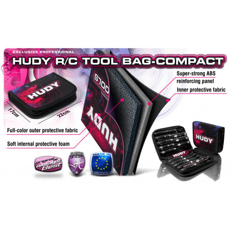 HUDY LIMITED EDITION TOOL SET + CARRYING BAG - 190005 - HUDY