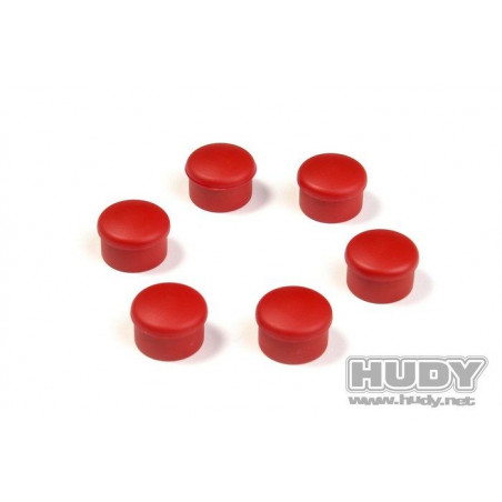 CAP FOR 22MM HANDLE - RED (6) - 195062-R - HUDY