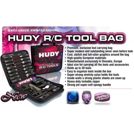 HUDY RC TOOLS BAG - EXCLUSIVE EDITION - 199010 - HUDY