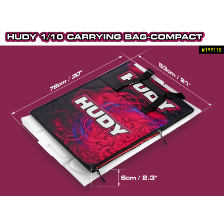 HUDY 1/10 CARRYING BAG - COMPACT - 199110 - HUDY