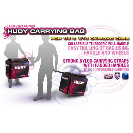 HUDY 1/10 & 1/8 CARRYING BAG + TOOL BAG - HUDY - 199120