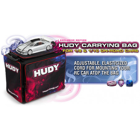 HUDY 1/10 & 1/8 CARRYING BAG + TOOL BAG - HUDY - 199120