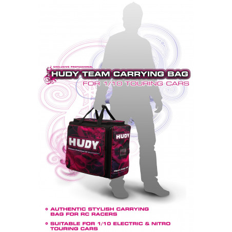 HUDY 1/10 CARRYING BAG WITH DRAWERS - V3 - 199100 - HUDY