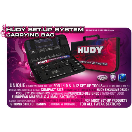 HUDY SET-UP BAG FOR 1/10 TC CARS - EXCLUSIVE EDITION - 199220 - HUDY