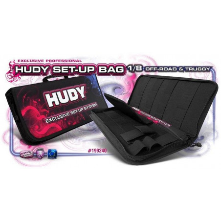 HUDY SET-UP BAG FOR 1/8 OFF-ROAD CARS - EXCLUSIVE EDITION - 199240 - 