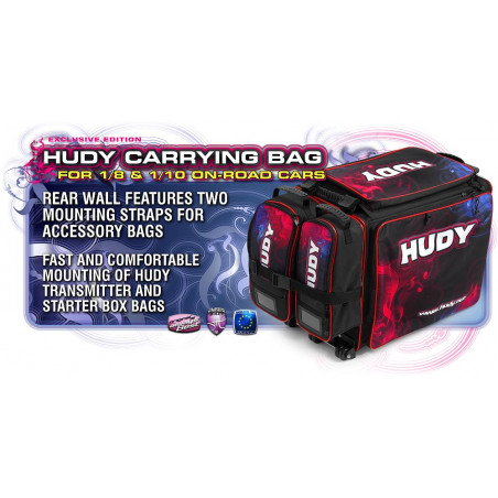 HUDY 1/10 & 1/8 CARRYING BAG + TOOL BAG - HUDY - 199120