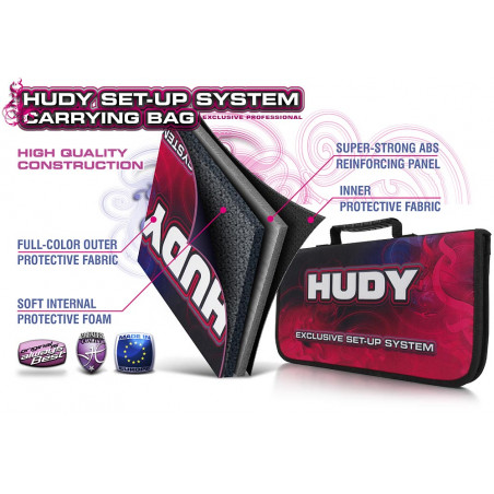 HUDY SET-UP BAG FOR 1/10 TC CARS - EXCLUSIVE EDITION - 199220 - HUDY