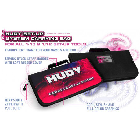 HUDY SET-UP BAG FOR 1/10 TC CARS - EXCLUSIVE EDITION - 199220 - HUDY