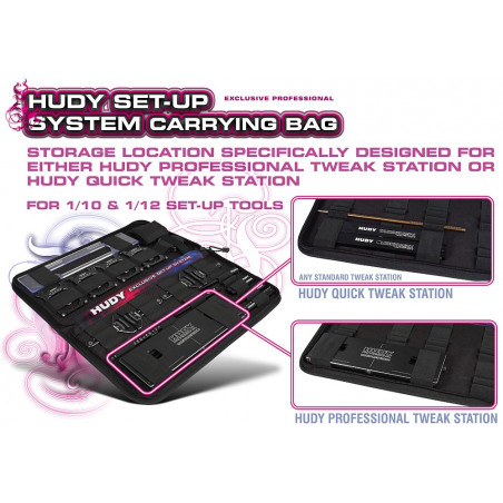 HUDY SET-UP BAG FOR 1/10 TC CARS - EXCLUSIVE EDITION - 199220 - HUDY