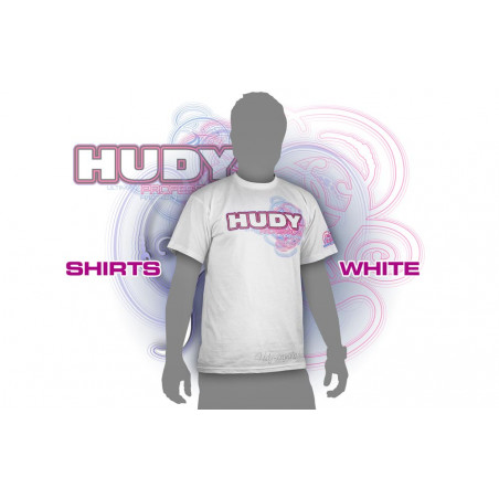 HUDY T-SHIRT - WHITE (L) - 281045L - HUDY