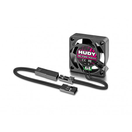 HUDY BRUSHLESS RC FAN 40MM - EXTERNAL SOLDERING TABS - HUDY - 293111