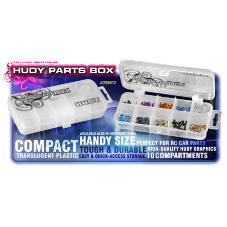 HUDY PARTS BOX - 10-COMPARTMENTS - 298012 - HUDY