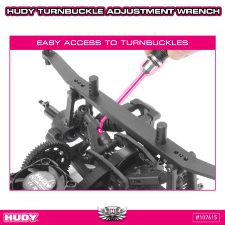 HUDY CAMBER TOOL 1/8 ON-ROAD - HUDY - 107615