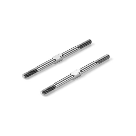 HUDY TITANIUM ADJUSTABLE TURNBUCKLE 50MM M3 L/R (2)  - HUDY - 992350