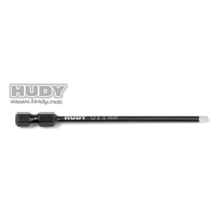 POWER TOOL TIP ALLEN 2.5 x 90 MM  - 112571 - HUDY