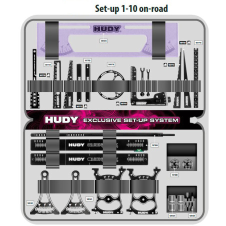 HUDY SET-UP BAG FOR 1/10 TC 1/10 & 1/12 PC 1/10 F1 - HUDY - 199221